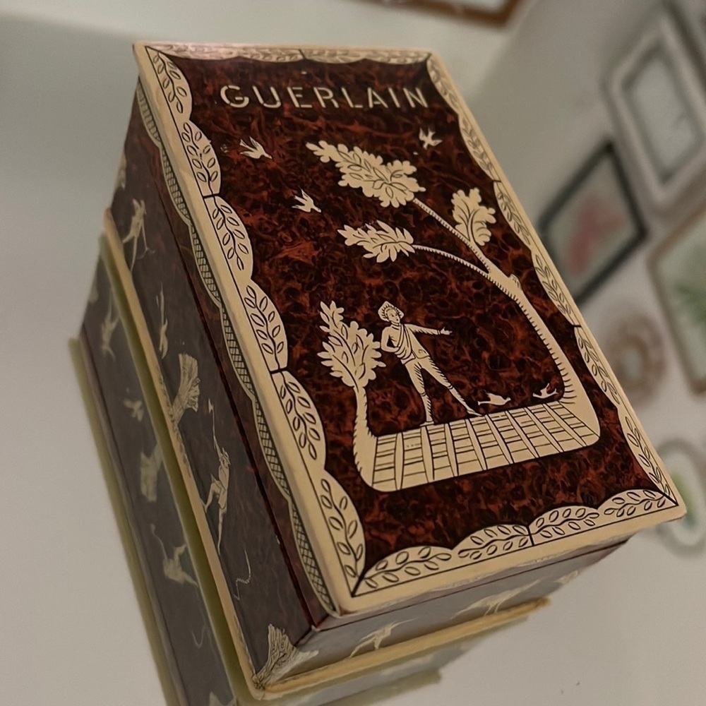 Rare Vintage Guerlain Box 1950s Perfume Box Packaging